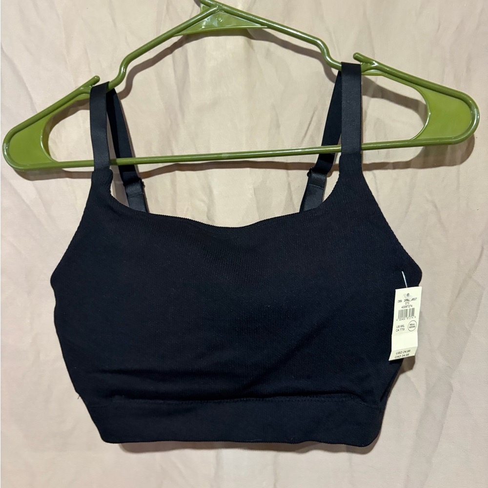 Aerie Real Good Black Sports Bra- Size XXL